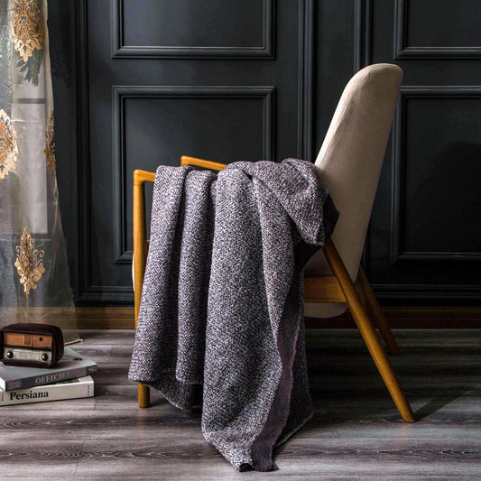 The Essential Textured Lounge Throw | Mineral Slate