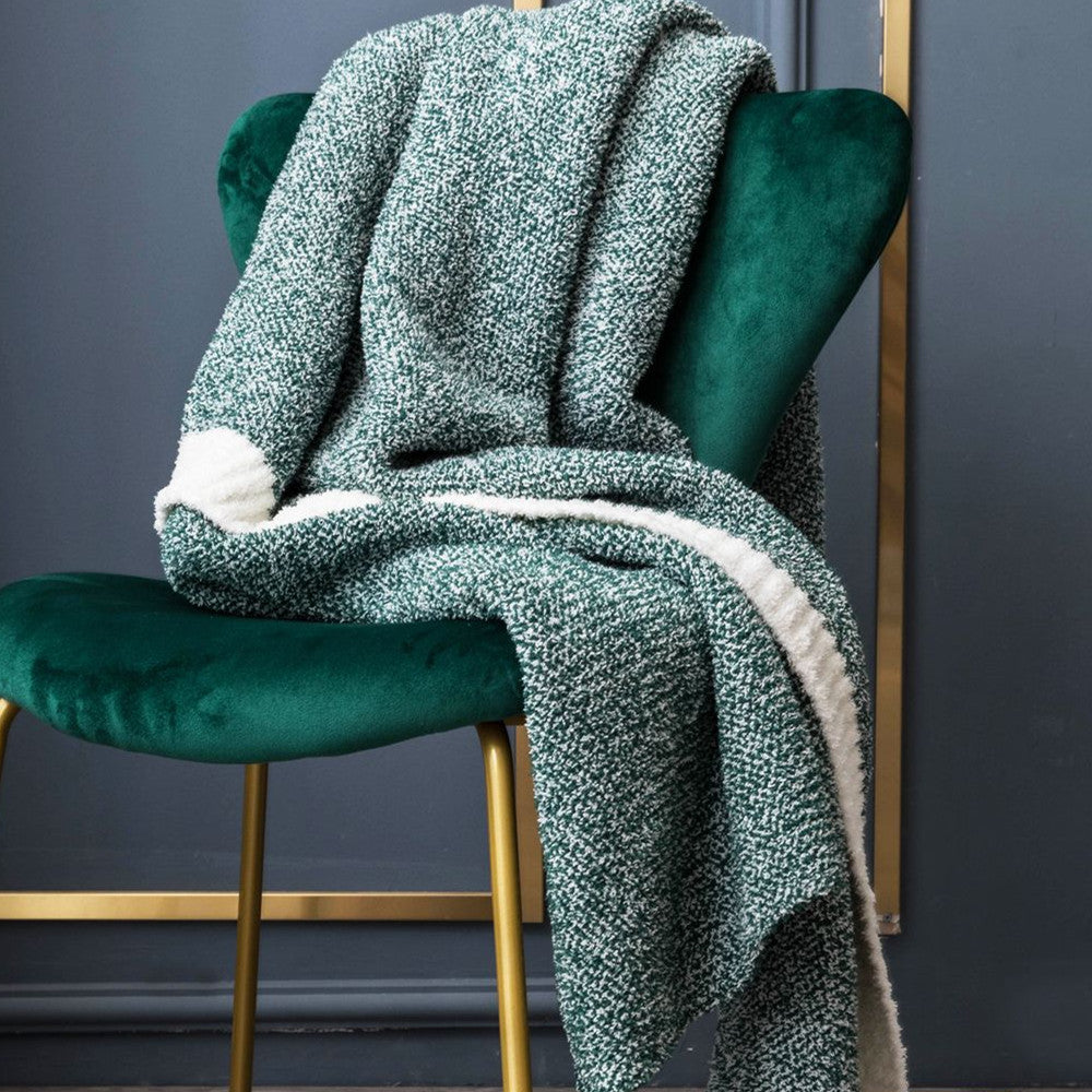 The Essential Textured Lounge Throw | Oat Beige