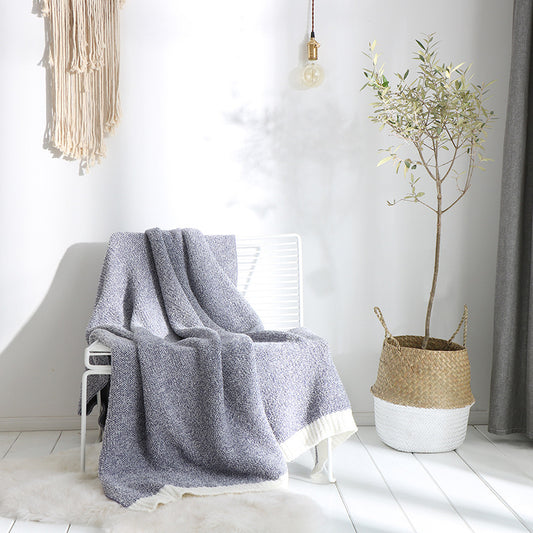 The Essential Textured Lounge Throw | Muted Sage