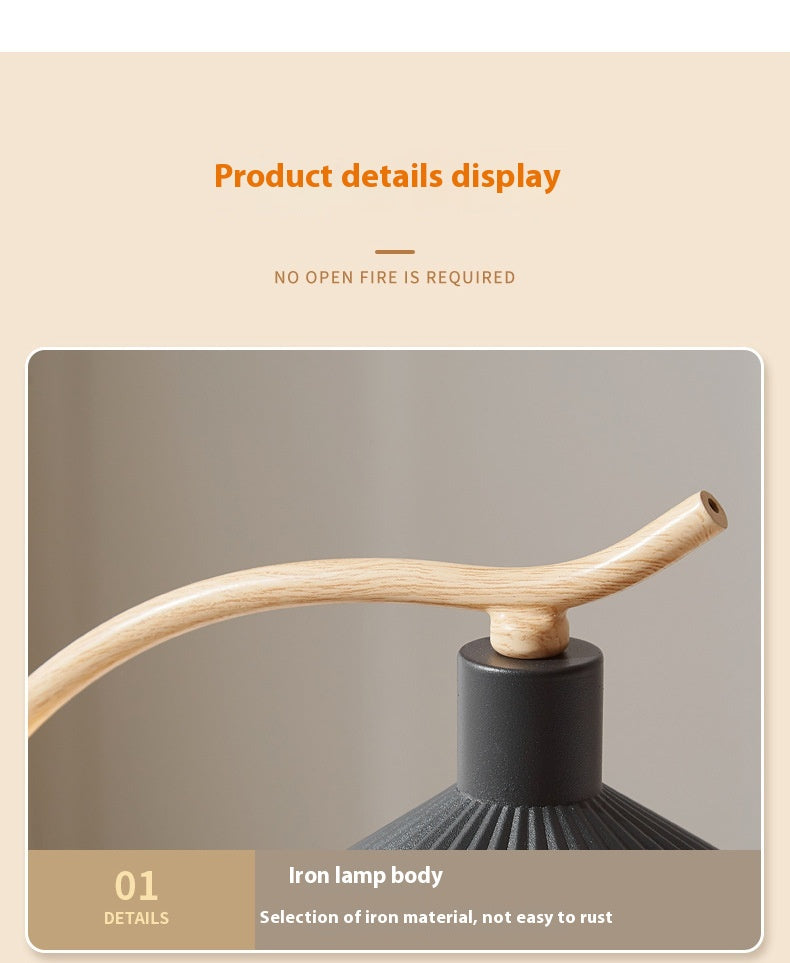 The Pleated Halo Candle Warmer - Blanc