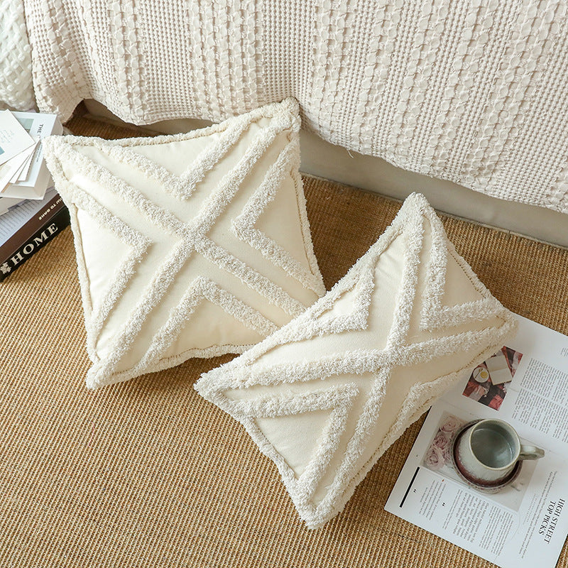 The Artisan Tufted Square Cover