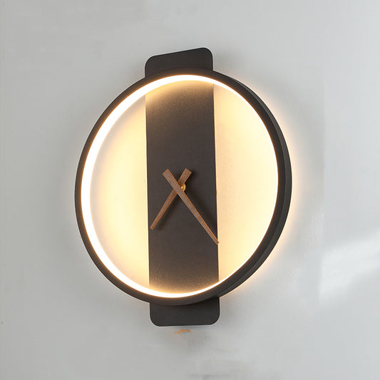 The Eclipse Illuminated Wall Timepiece | Matte Noir
