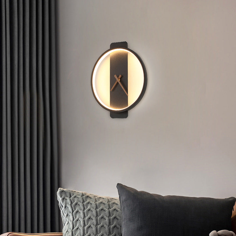 The Eclipse Illuminated Wall Timepiece | Matte Noir