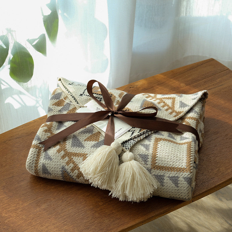 The Artisan Fringed Lounge Throw