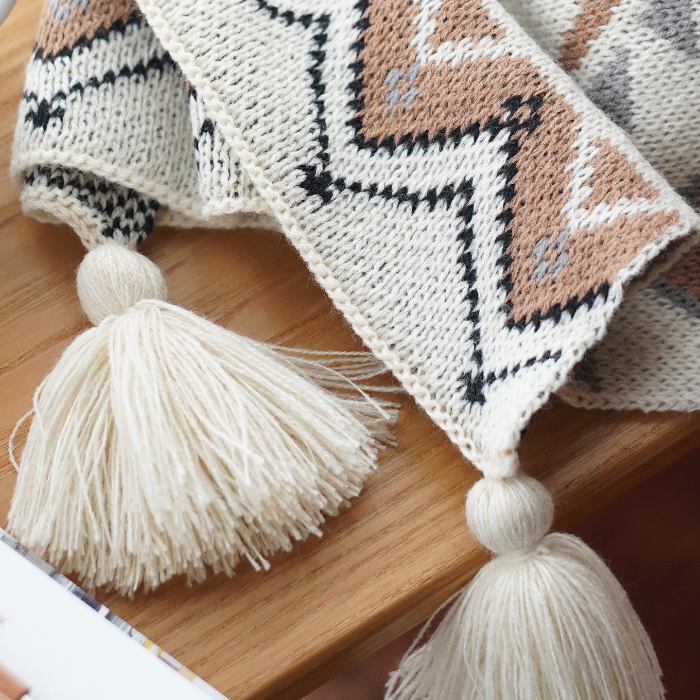 The Artisan Fringed Lounge Throw