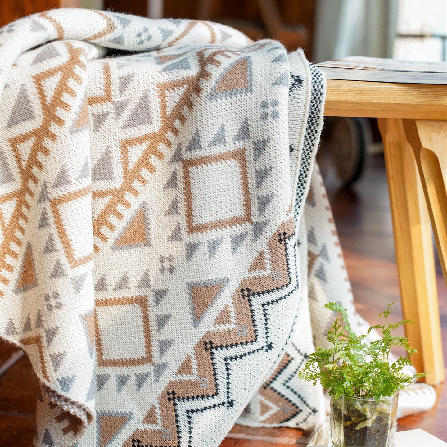 The Artisan Fringed Lounge Throw